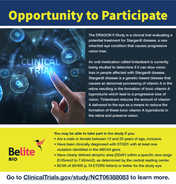 Opportunity to participate in a clinical trial. Find out more at ttps://clinicaltrials.gov/study/NCT06388083