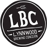 A stylized version of the Lynnwood Brewery Logo accented by a piece of hay