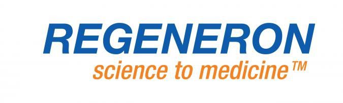 A banner for Regeneron promoting it