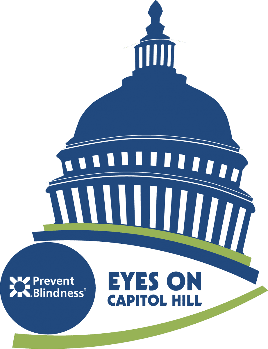 Banner for the Eyes on Capital Hill Event from Prevent Blindness