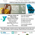 A flyer for World Sight Testing Day 2019 Hosted by Georgia Vision 20/20