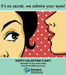 Valentine's Day Eye Infographic