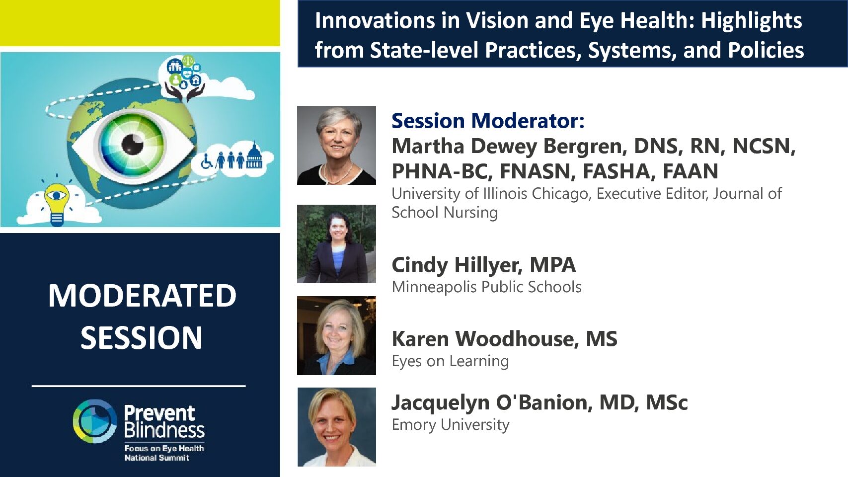 Innovations in Vision and Eye Health: Highlights from State-level Practices, Systems, and Policies