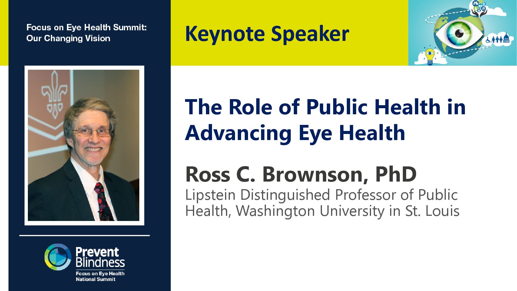 The Role of Public Health in Advancing Eye Health