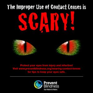 The Improper Use of Contact Lenses is Scary!