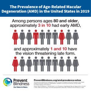 3 in 10 ages 80 and older have early AMD