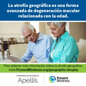 La atrofia geografica es una forma avanzada de degernacion macular relacionada con la edad.