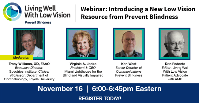 Living Well With Low Vision Webinar