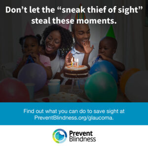 Don't let the sneak thief of sight steal these moments