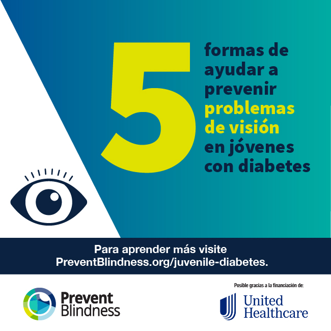 5 formas de ayudar a prevenir problemas de visión en jóvenes con diabetes