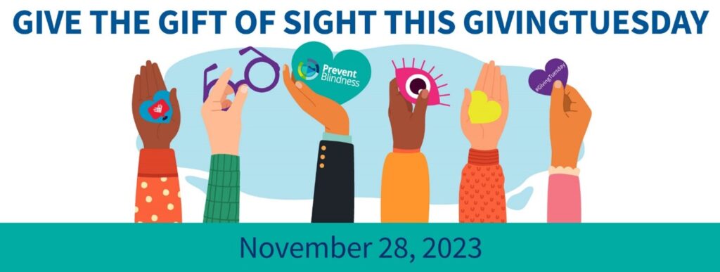 Give the Gift of Sight This Giving Tuesday! November 28, 2023