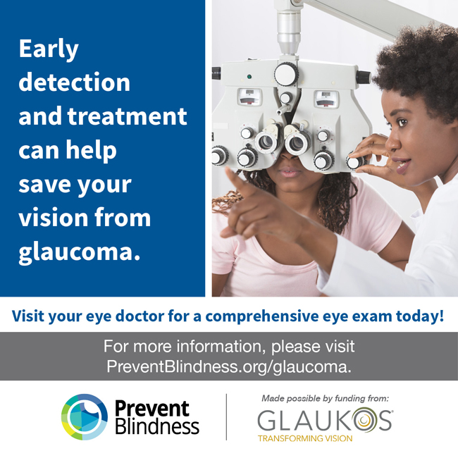 Early detection and treatment can help save your vision from glaucoma.