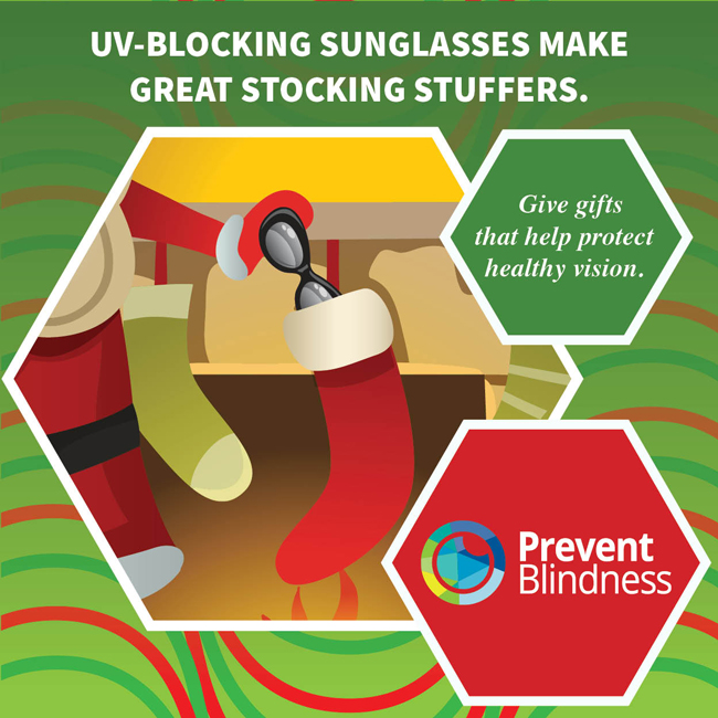 UV-blocking sunglasses make great stocking stuffers