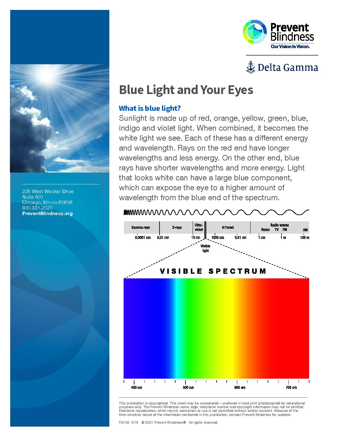 Blue Light and Your Eyes – Delta Gamma