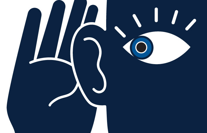 2024 Focus on Eye Health Summit logo: Being Seen and Heard