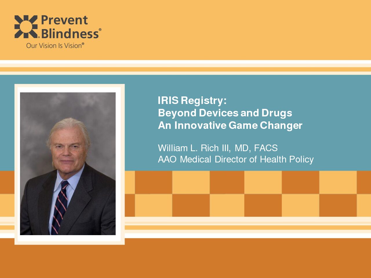 IRIS Registry: Beyond Devices and Drugs – An Innovative Game Changer