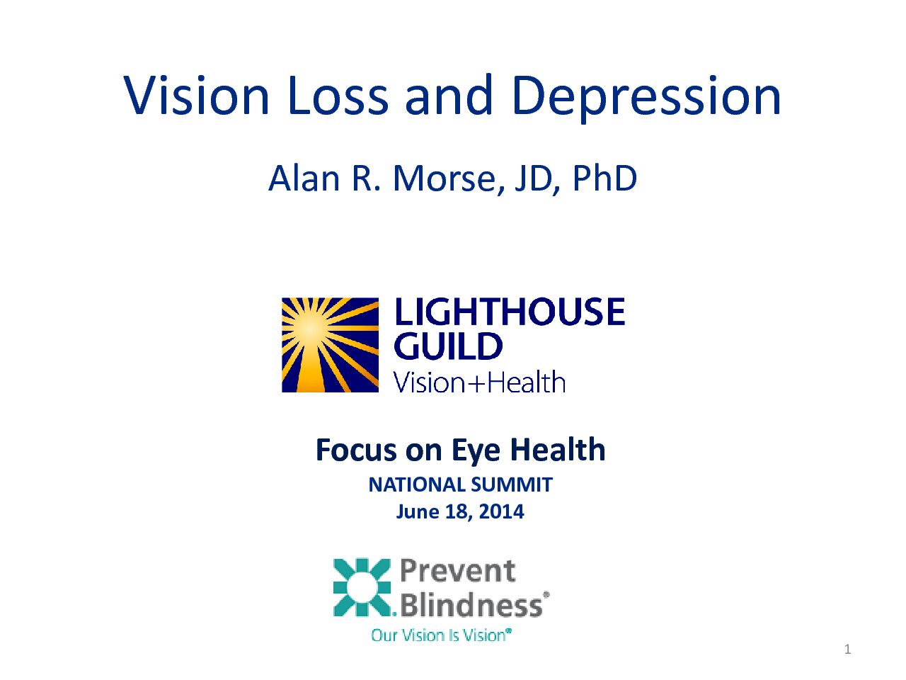 Vision Loss and Depression