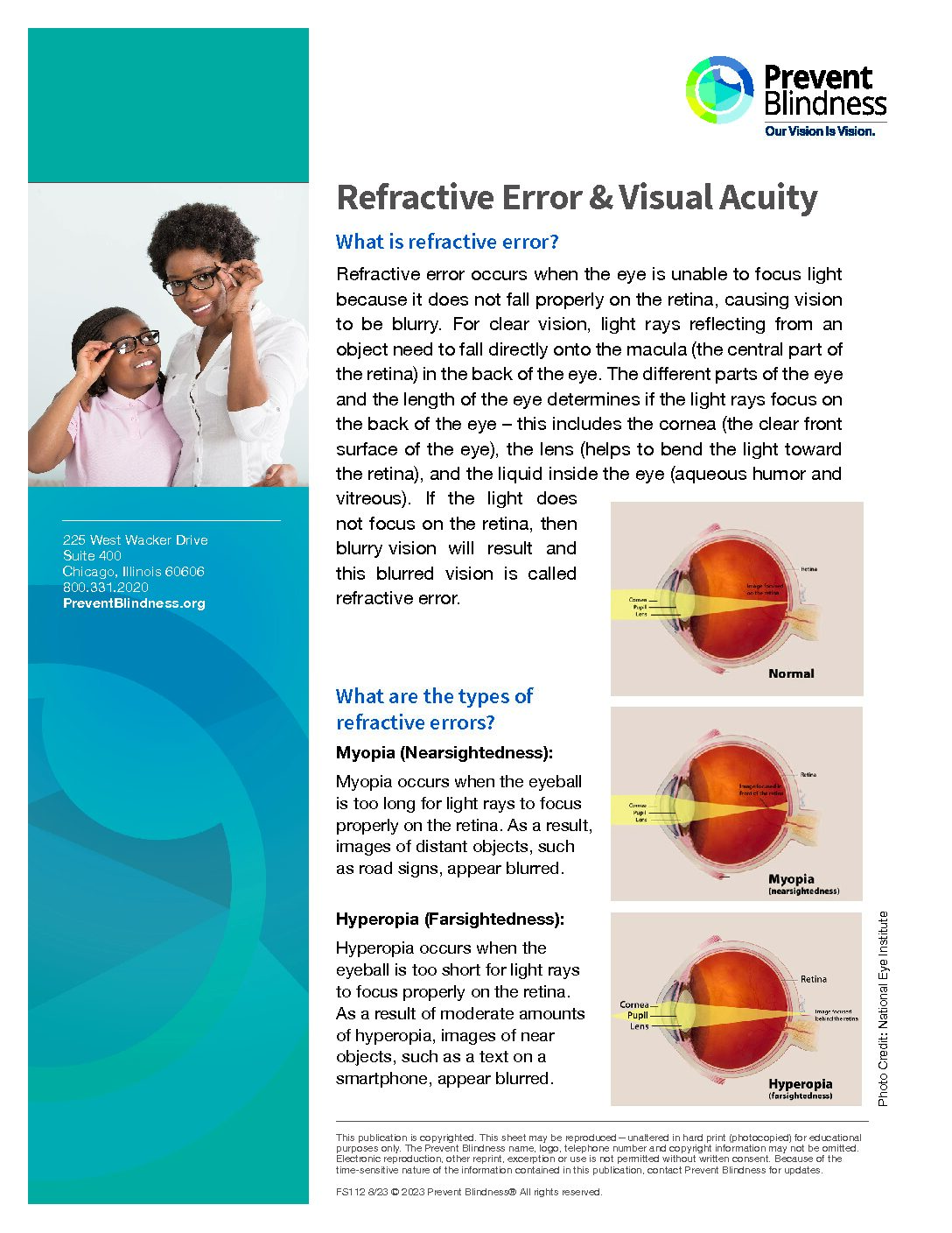 Refractive Error and Visual Acuity