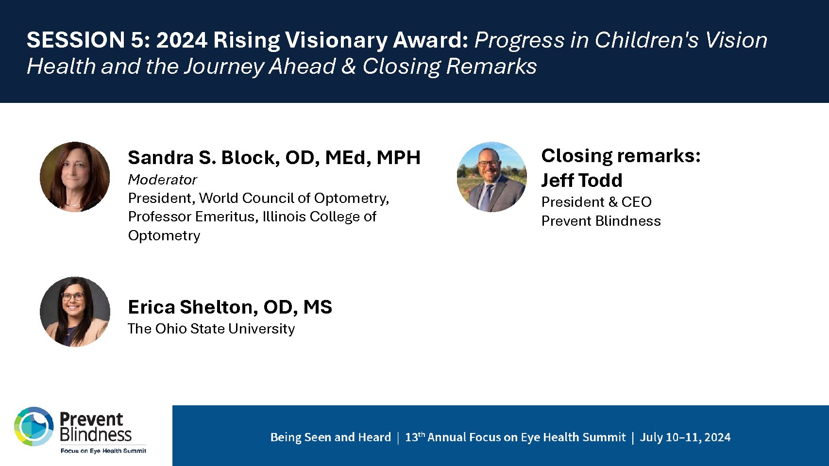 Progress in Children’s Vision Health and the Journey Ahead