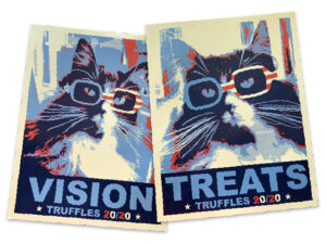 Truffles the Kitty poster pack