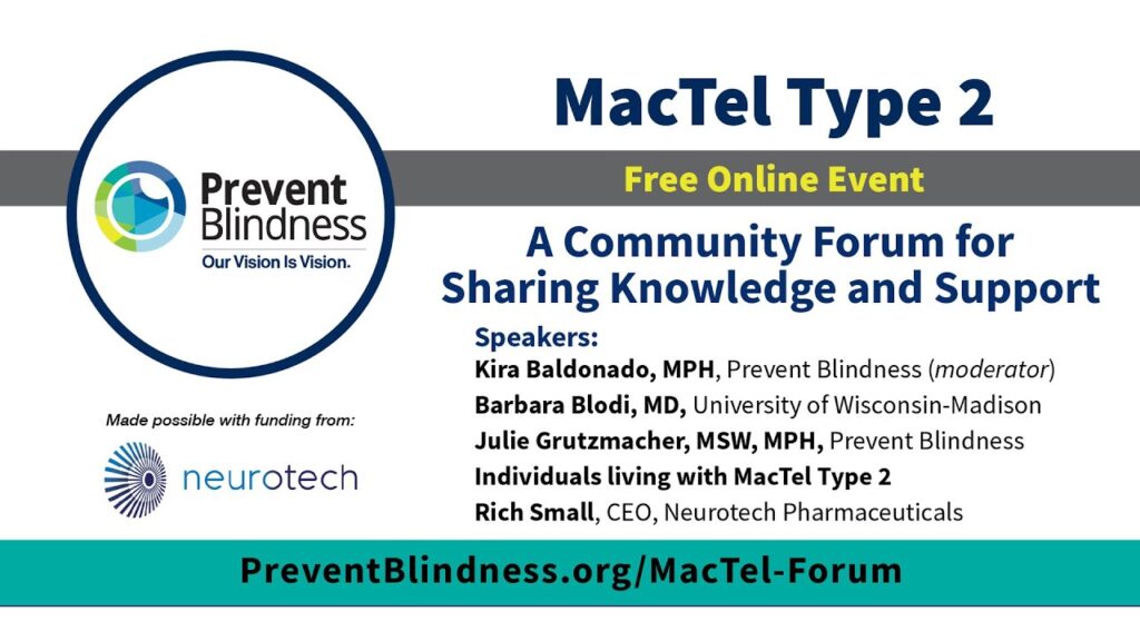 MacTel Type 2: A Community Forum for Sharing Knowledge and Support