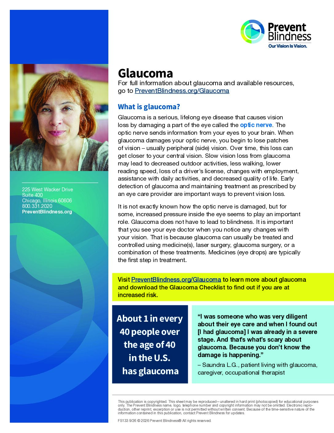 Glaucoma fact sheet cover Glaucoma fact sheet cover