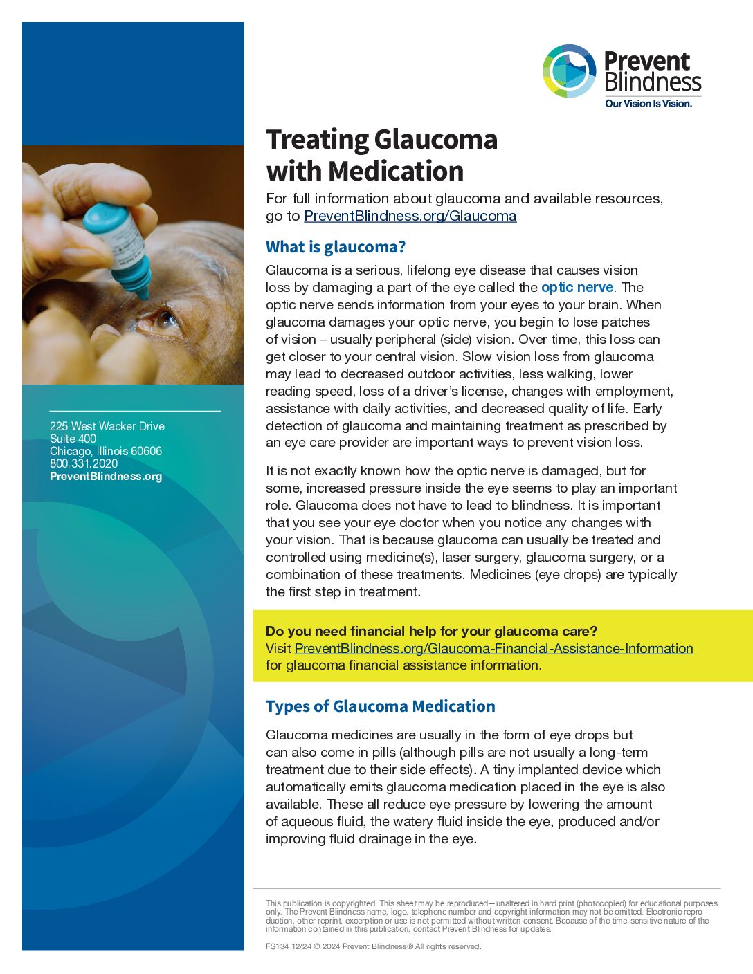 Treating Glaucoma with Medication