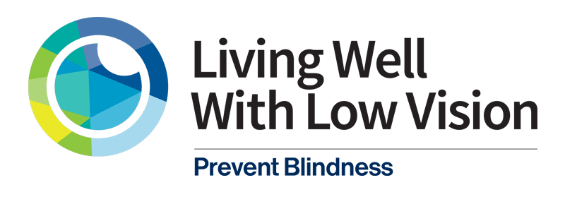 Prevent Blindness Living Well With Low Vision logo