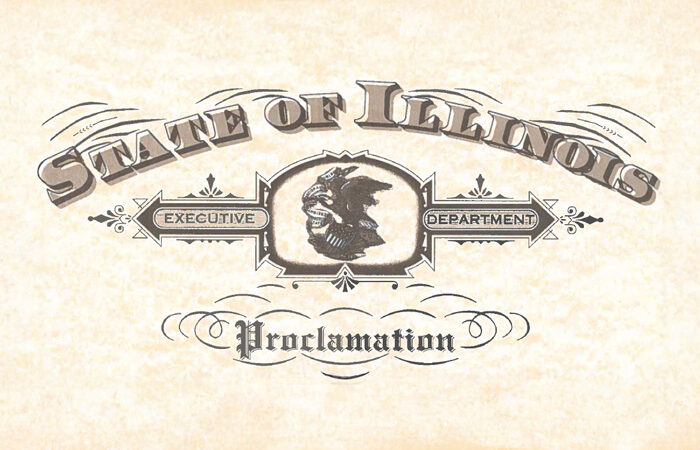 State of Illinois Executive Department Proclamation