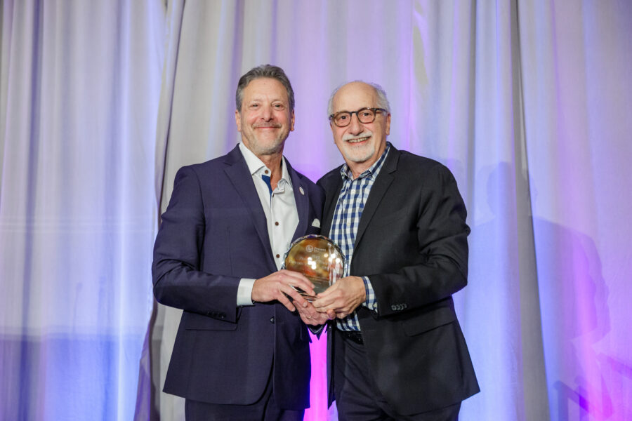 Person of Vision Honoree Howard Purcell with Marc Ferrara Person of Vision Honoree Howard Purcell with Marc Ferrara