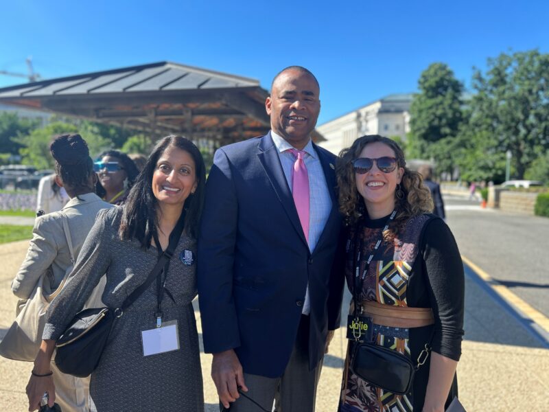 Prevent Blindness staff with Congressman Marc Veasey, a cosponsor the EDVI Act