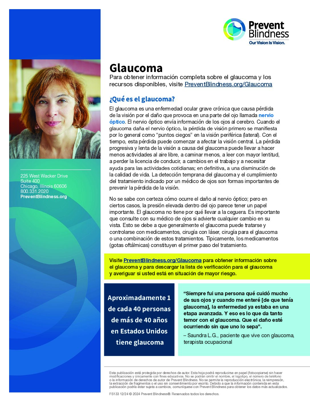 El glaucoma es una enfermedad ocular grave crónica que causa pérdida de la visión por el daño que provoca en una parte del ojo llamada nervio óptico. El glaucoma es una enfermedad ocular grave crónica que causa pérdida de la visión por el daño que provoca en una parte del ojo llamada nervio óptico.