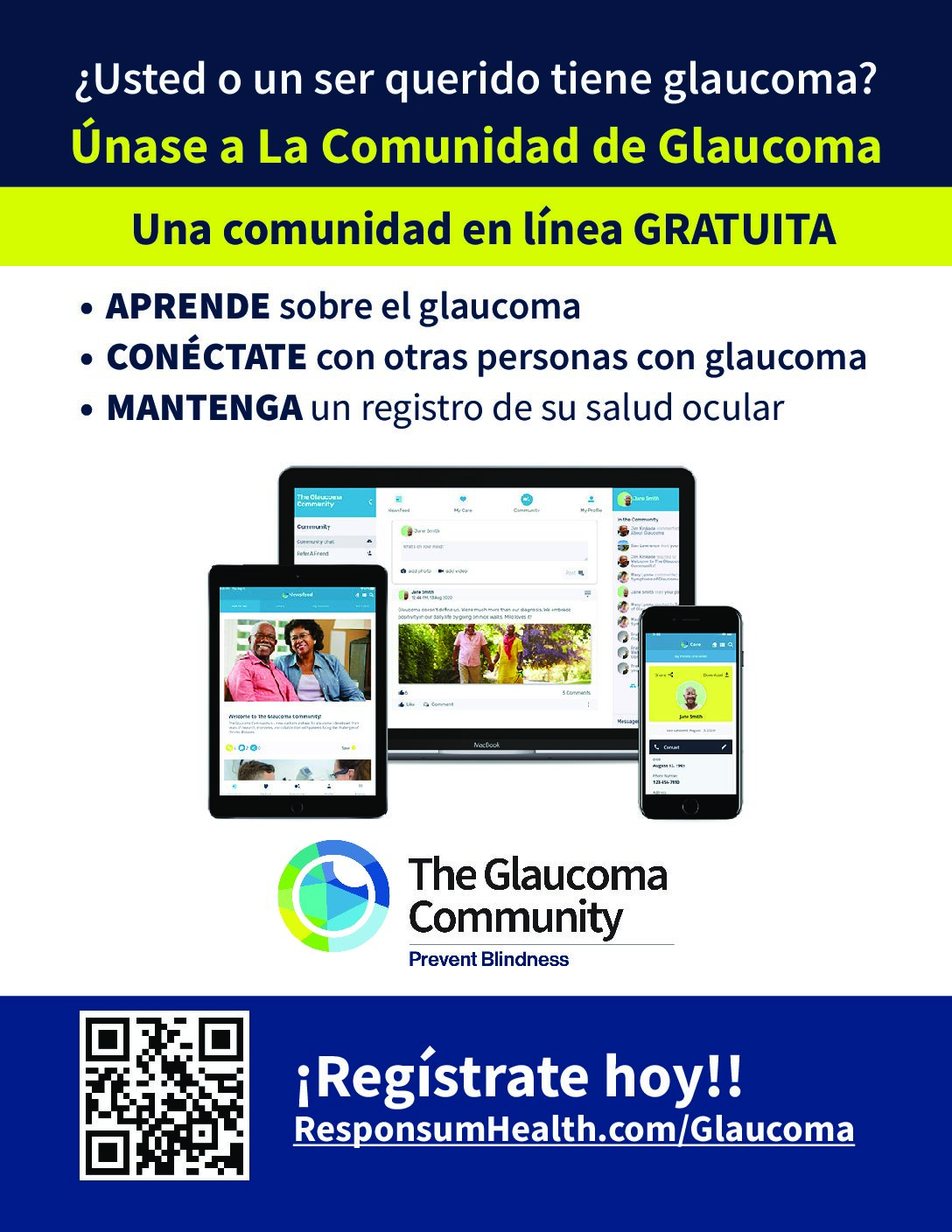Usted o un ser querido tiene glaucoma?Únase a La Comunidad de Glaucoma Usted o un ser querido tiene glaucoma?Únase a La Comunidad de Glaucoma