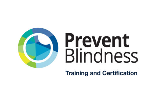 Prevent Blindness Training and Certification Logo