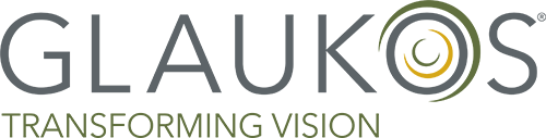 corporate logo: Glaukos: Transforming Vision