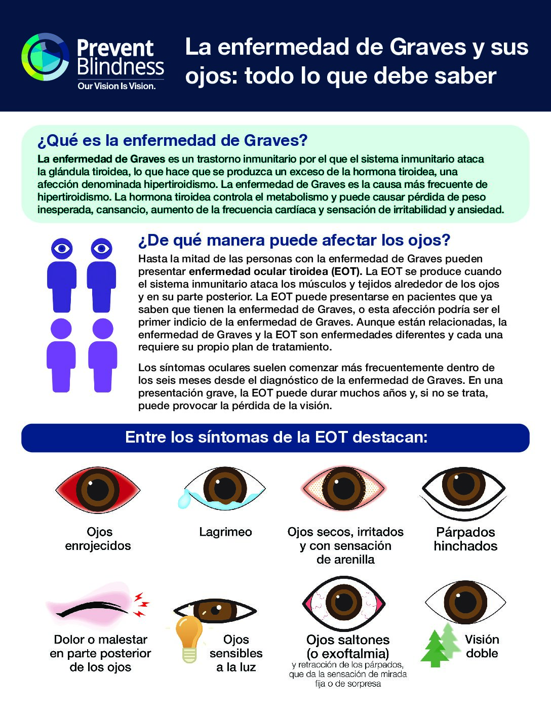 La enfermedad de Graves y sus ojos: todo lo que debe saber fact sheet cover sheet La enfermedad de Graves y sus ojos: todo lo que debe saber fact sheet cover sheet